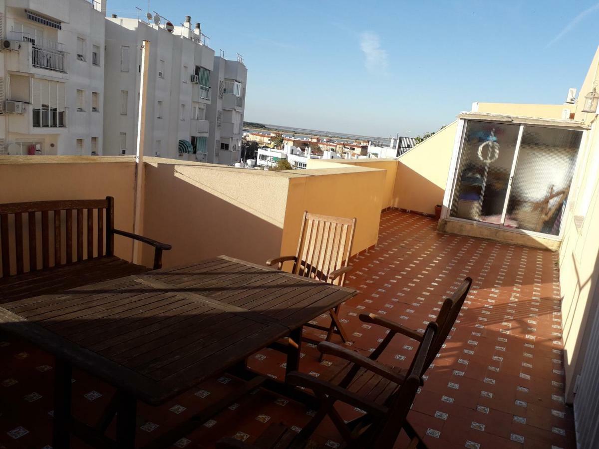 Atico Con Espectacular Terraza Con Vistas Magnificas A La Desembocadura Del Guadalquivir Apartment Sanlucar de Barrameda Luaran gambar